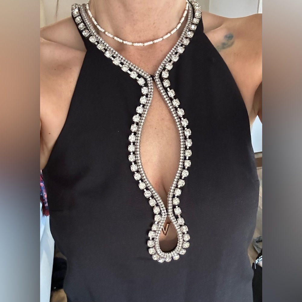 Maeve (Anthropologie) Dress with Rhinestone Accents
